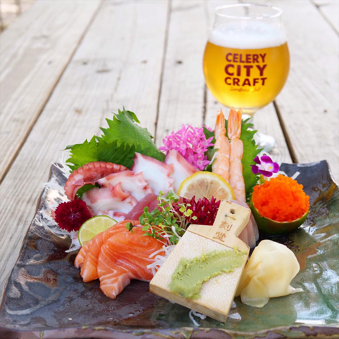 Sushi & Seoul at Celery City Craft