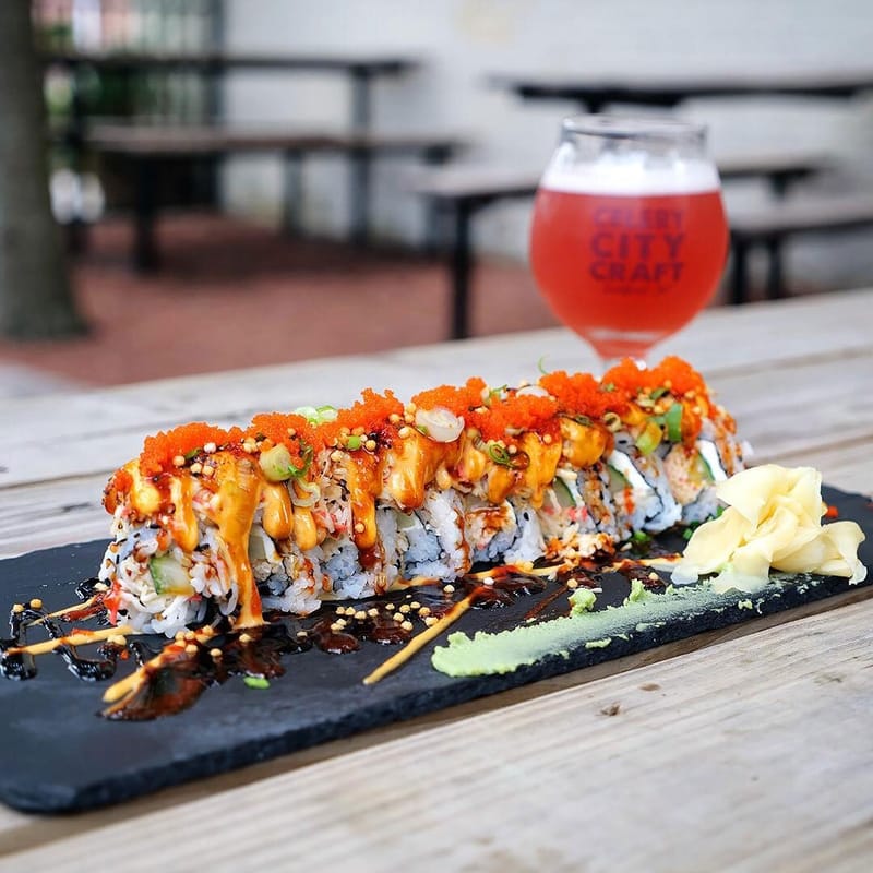 Sushi & Seoul at Celery City Craft