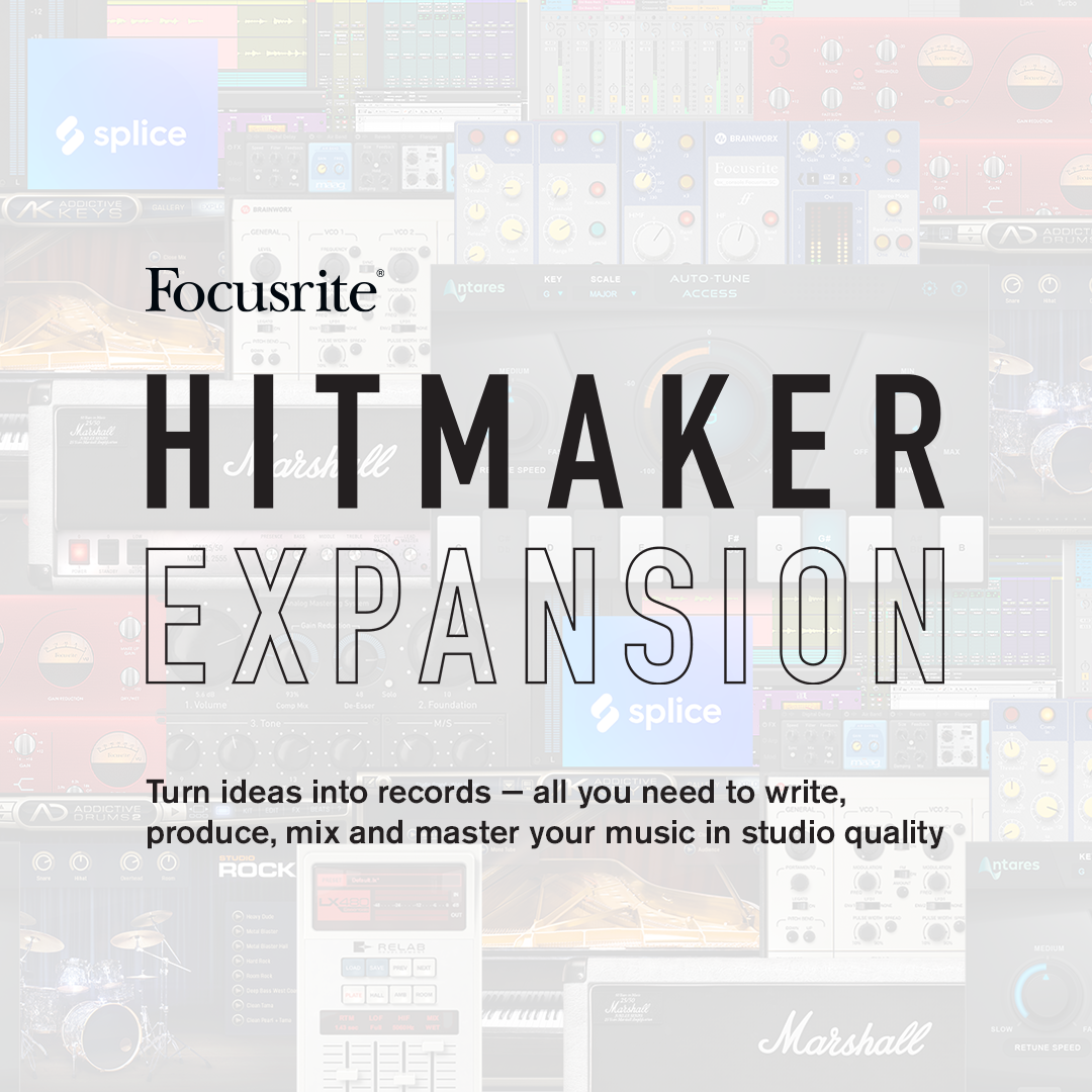 RD news Focusrite Hitmaker Expansion Pack