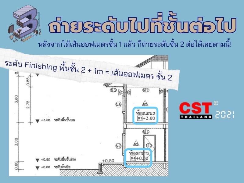 การถ่ายระดับในงานสำรวจB.M._condo-and-building-house-everyone-should-know_CST_Instruments_Thailand