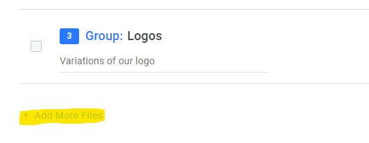 add file section