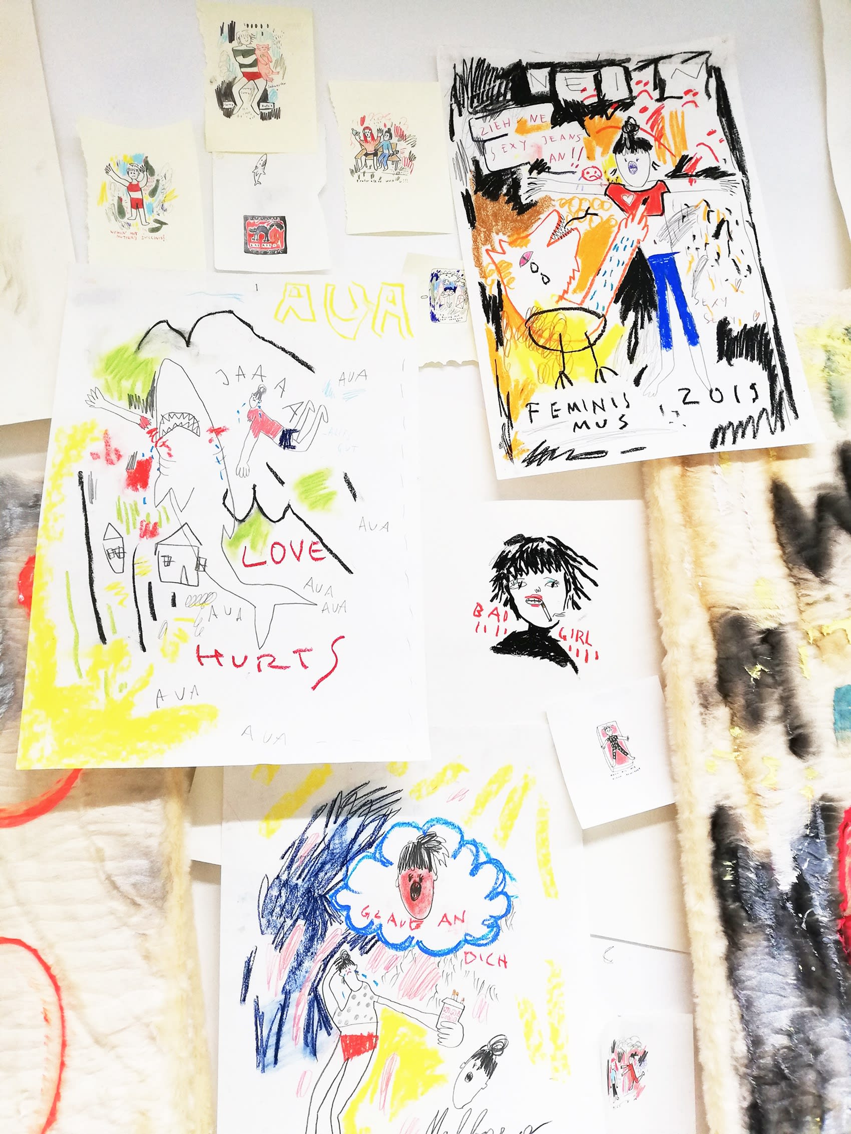 awesome drawing, discovery, domi gratz, academy of fine arts, rundgang,
