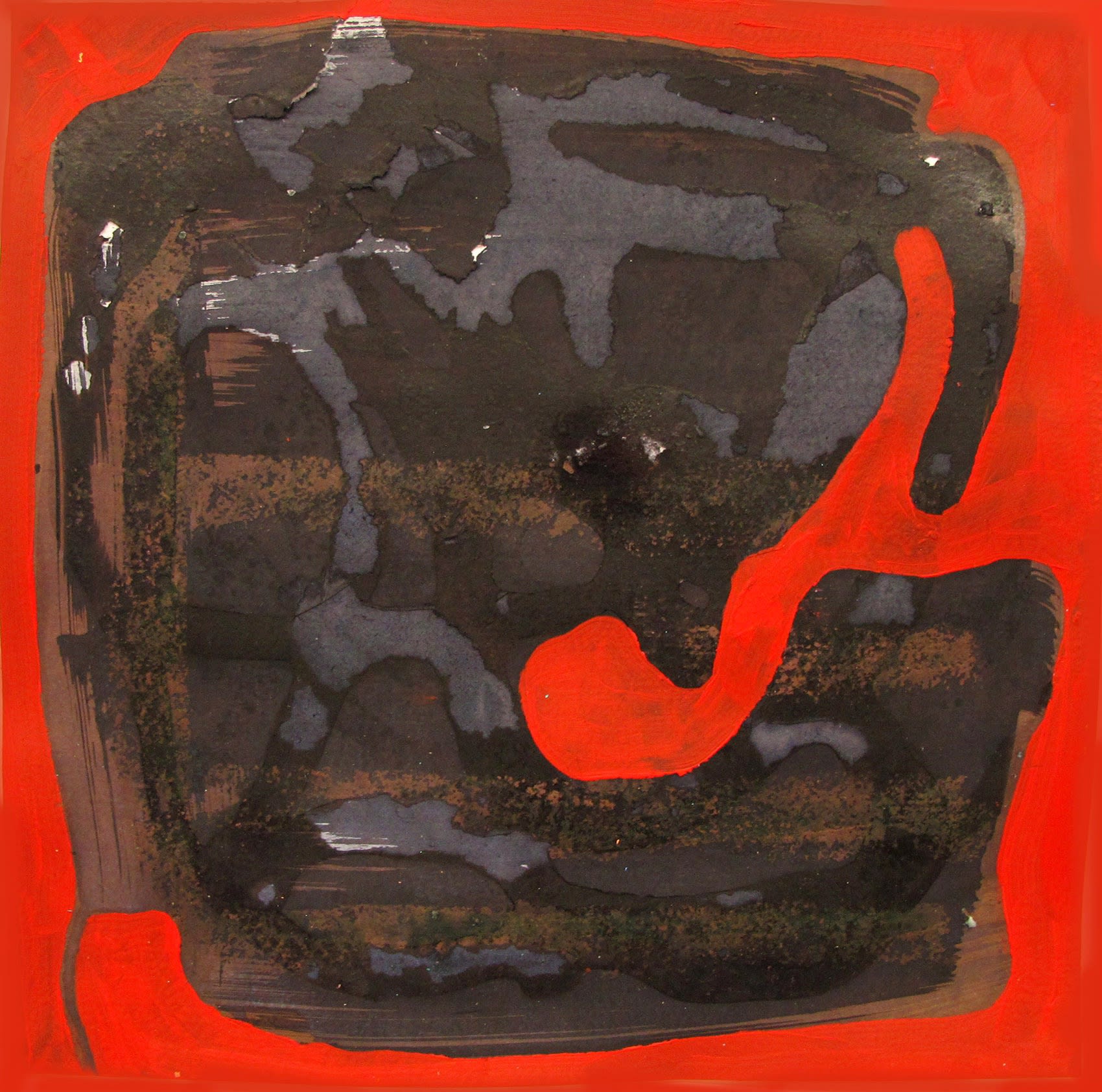 artwork, red, painting, abstract, young artist to discover , vienna