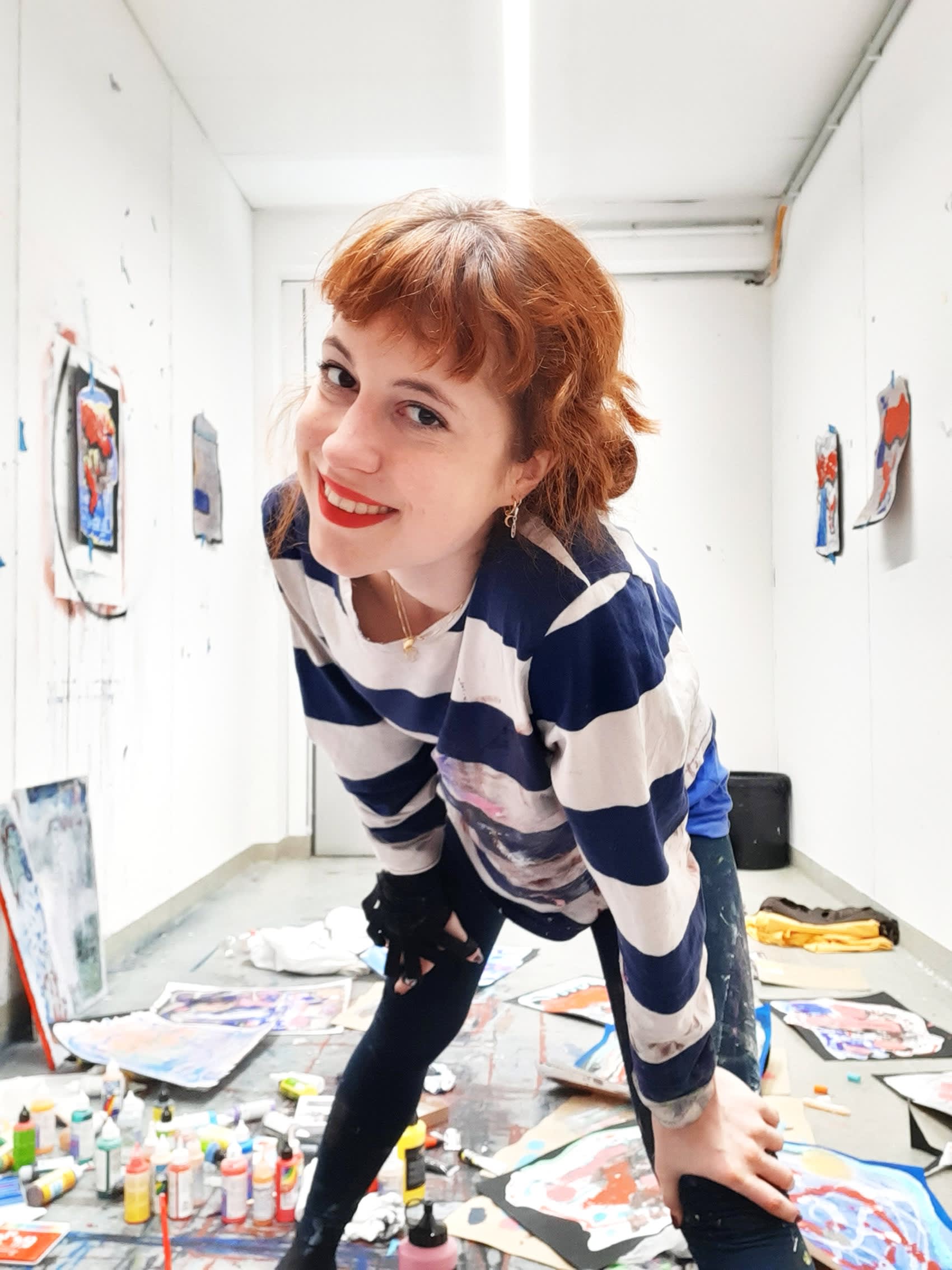 studio visit, female artist, alexandra feusi