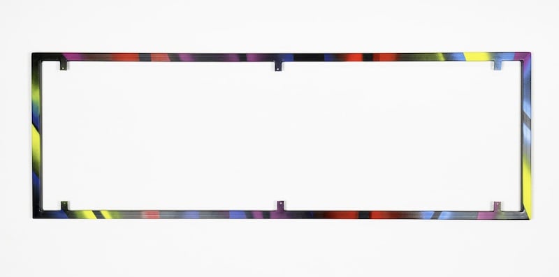 artwork, metall, colorful, wallpiece, minimal artist, young