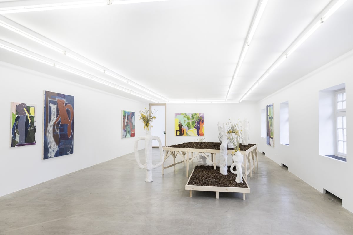 Exhibition view, installation, timur lukas at nak munchies art club