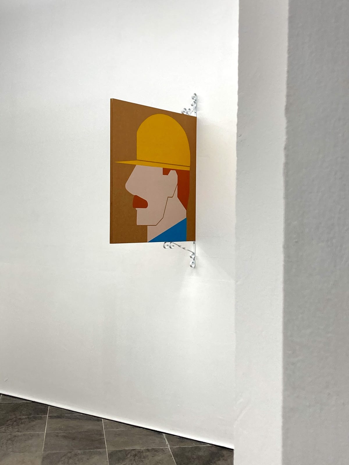 image shows artwork on the wall