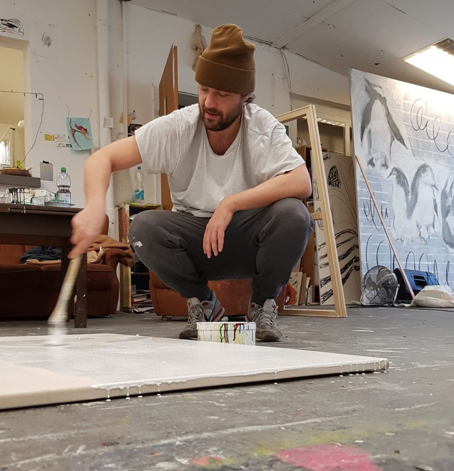 mathis pauer, featured artist, contemporary painting, spotlight, munchies art club, portrait