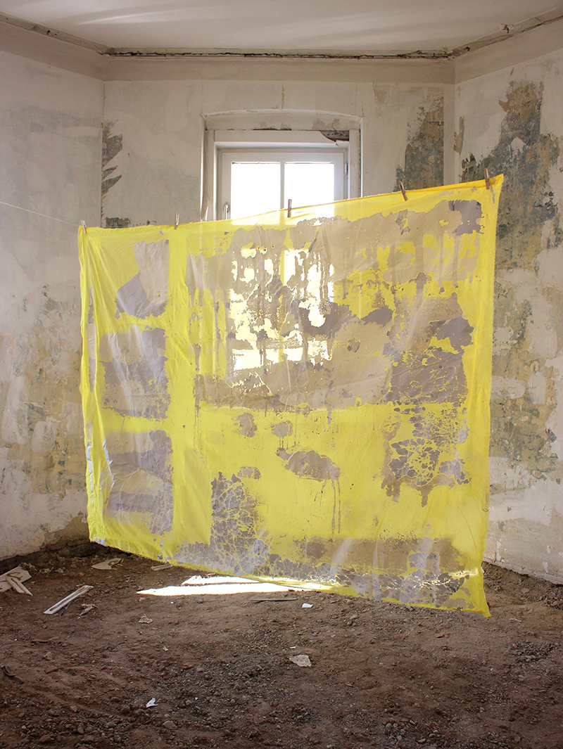 karo kuchar, artist, practice, left house, contemporary painting