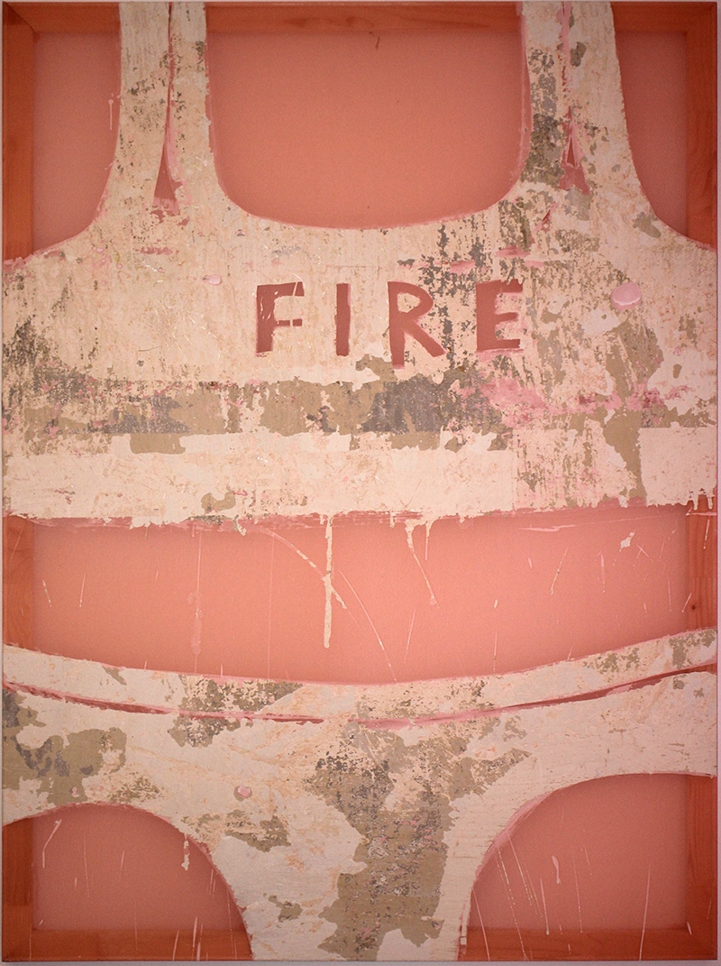 artwork, fire, bikini, contemporary art, result, young art to collect