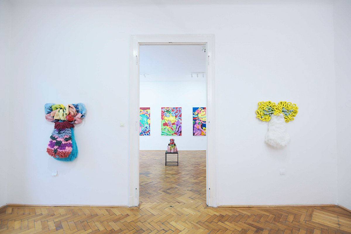 mira makai, exhibition, view, four rooms gallery, mixed media, contemporary artist