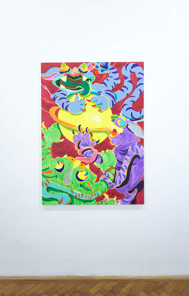 mira makai, acryl on canvas, painting, contemporary art, color