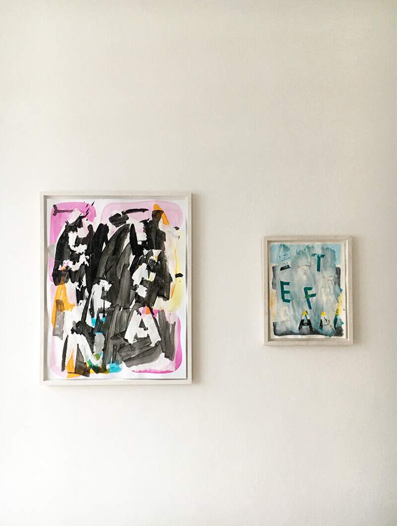 framed work, gerahmte bilder, exhibition, show, ausstellung