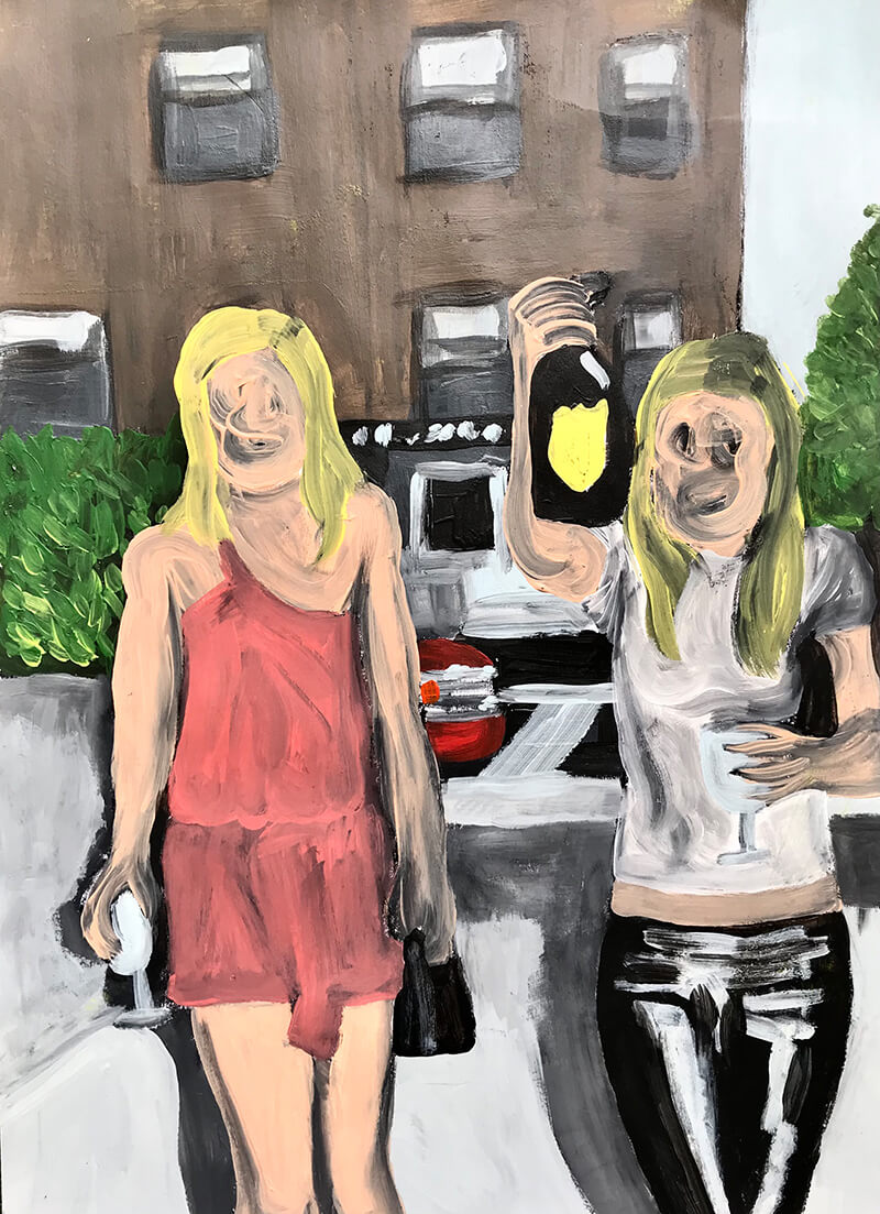 art advisor, institute, autodidact, abstract, established