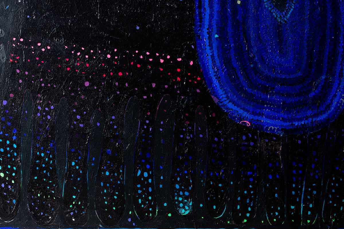 paint, mixed media, canvas, work on paper, dolls, life size, viewing room, interview,