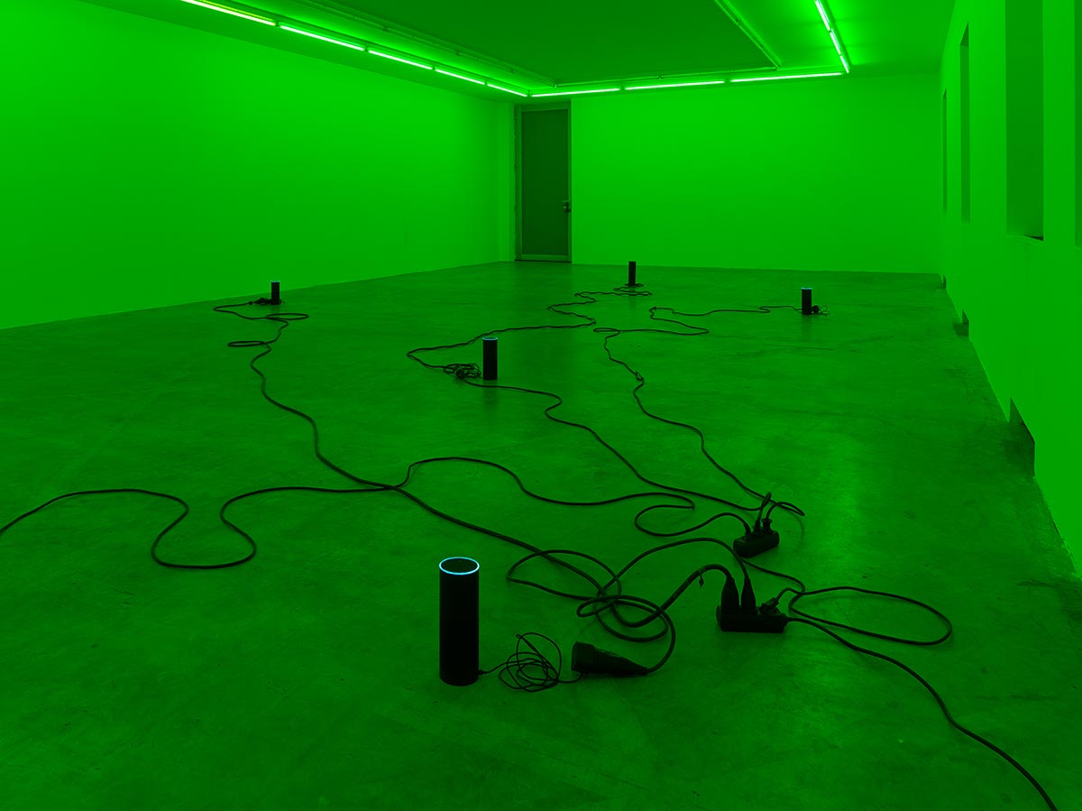 julia scher, viewing room, private, analogue, sculptures