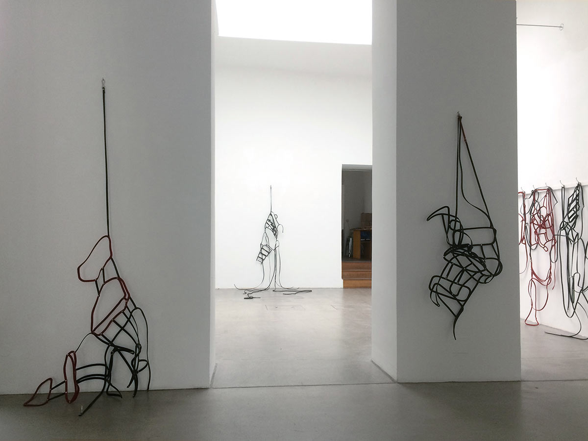 klaus pamminger, artist, domino, exhibition, view, art installation, art gallery, Raum mit Licht, munchies art club, viewing room
