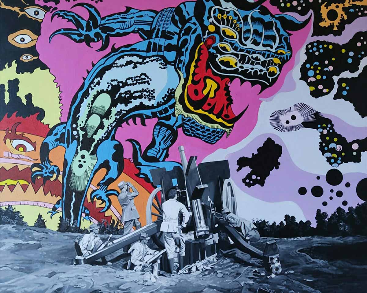 surrealism, parallel worlds, fantasy, dreamlike, humorous, history, university,