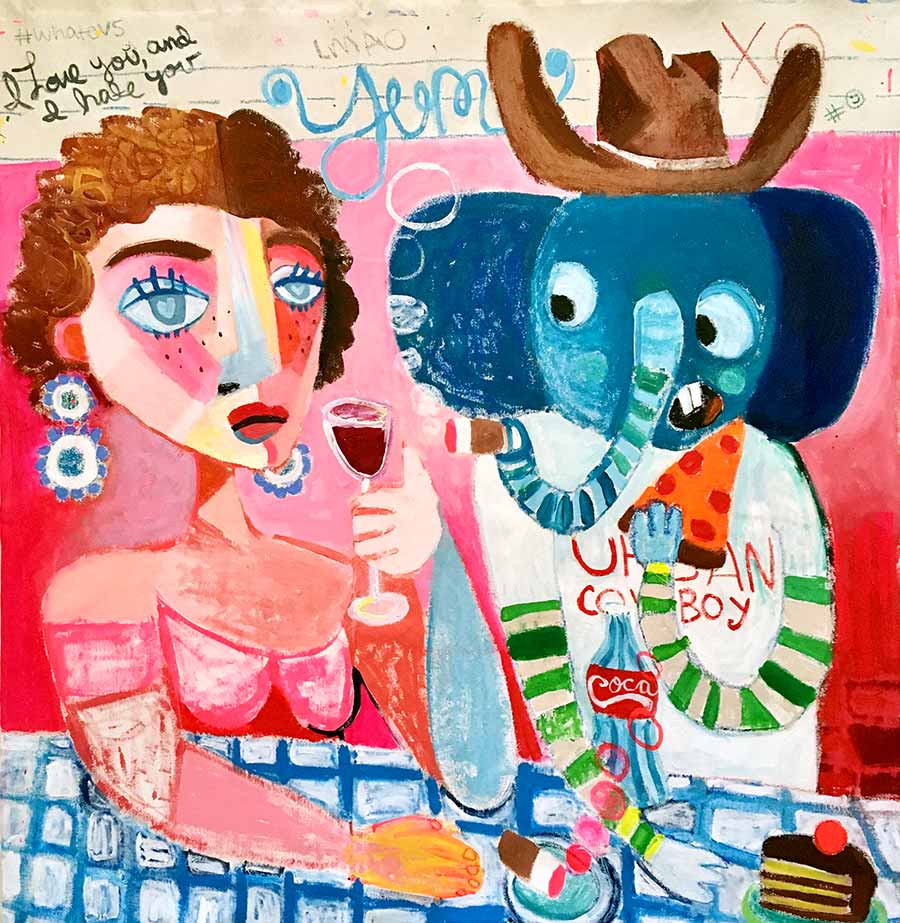 playful art, childlike, childhood, simplistic, expressive, philip gusto