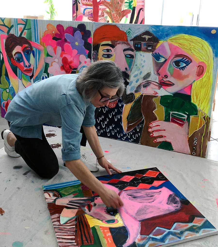 artist to watch, emerging, japanese paintings, biennial, rockland