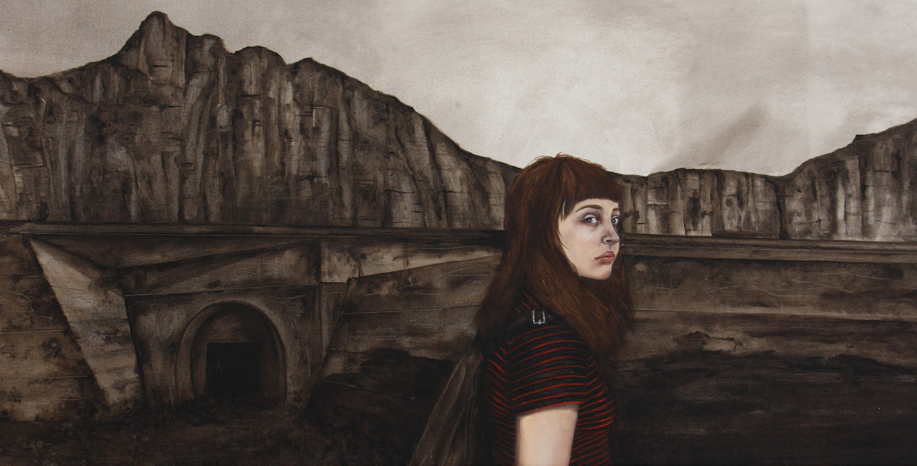blu, booming art fair, werewolves, bologna, weird paintings, strangely beautiful