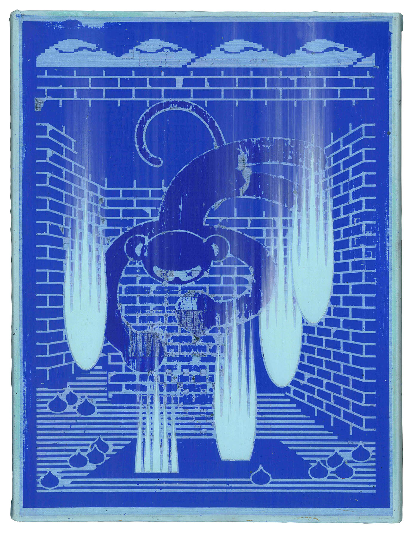 painting, sculpture, installation, conjured imagery, space invaders