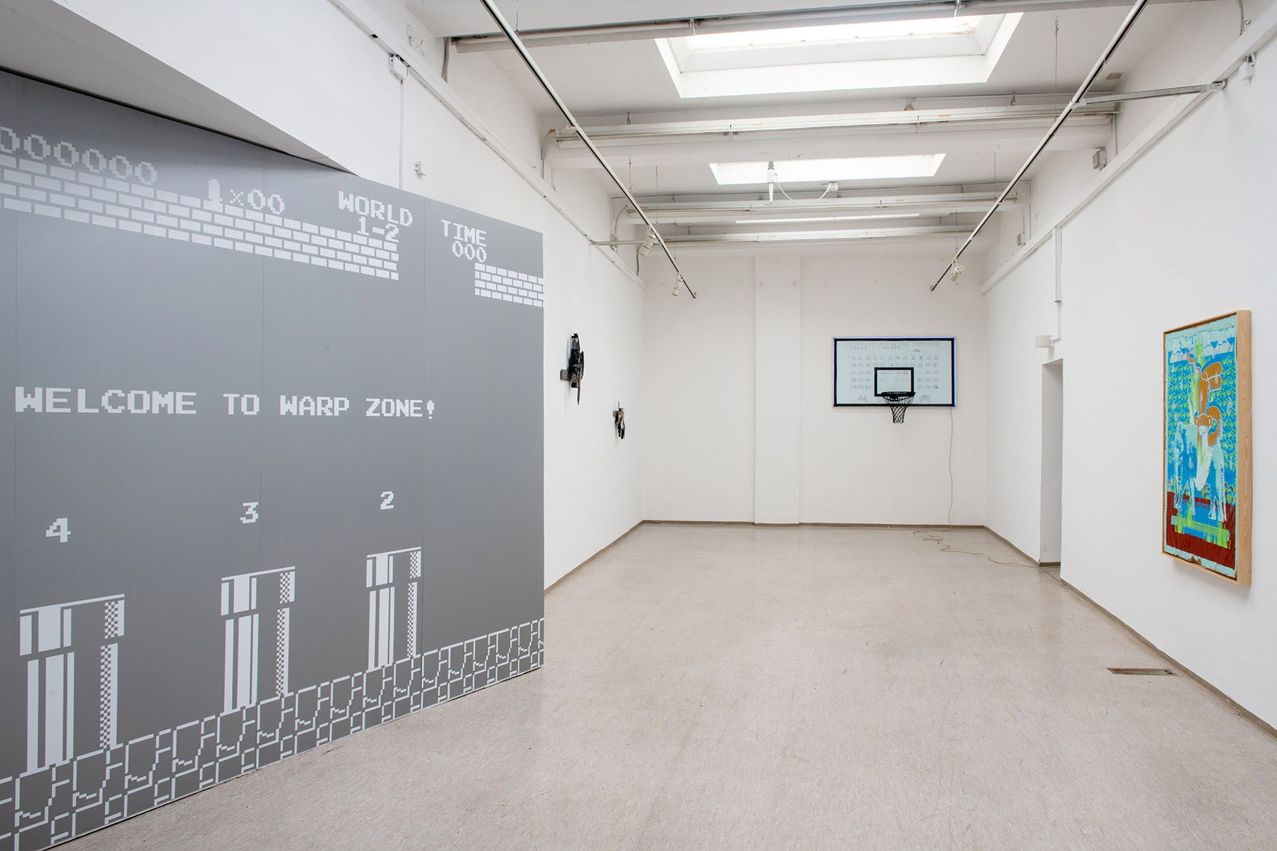 hub, war zone, stretcher frame, canvas, kunstverein kohlenhof