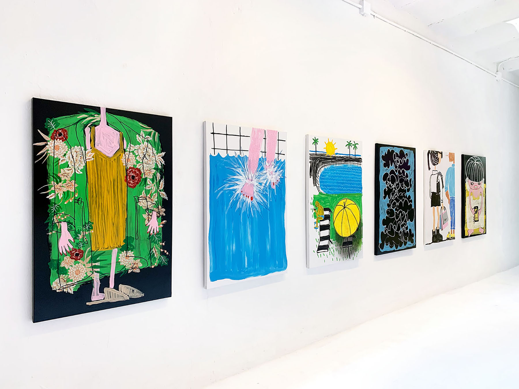 online exhibition, on view, painting, original work on paper, canvas, unique
