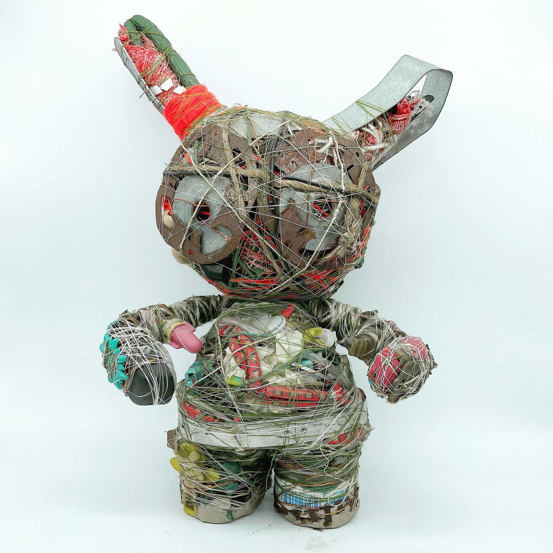 junk warrior, hoarder, wrapping artist, small objects, sea, baltimore, american