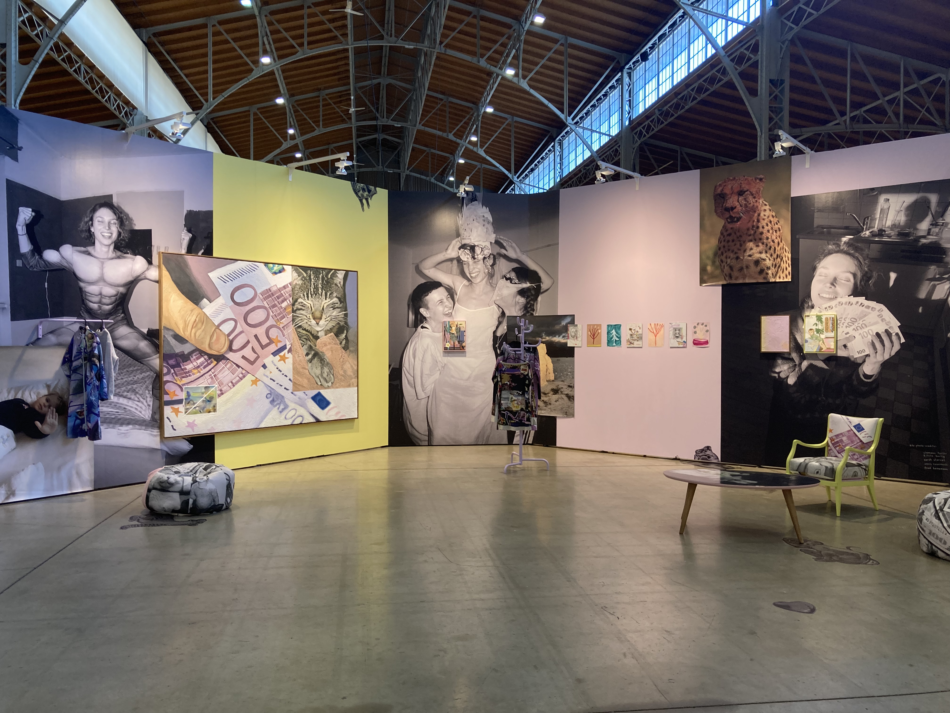 galerie lisa kandlhofer, nina mandl, photography, installation, wall paper, large, installations
