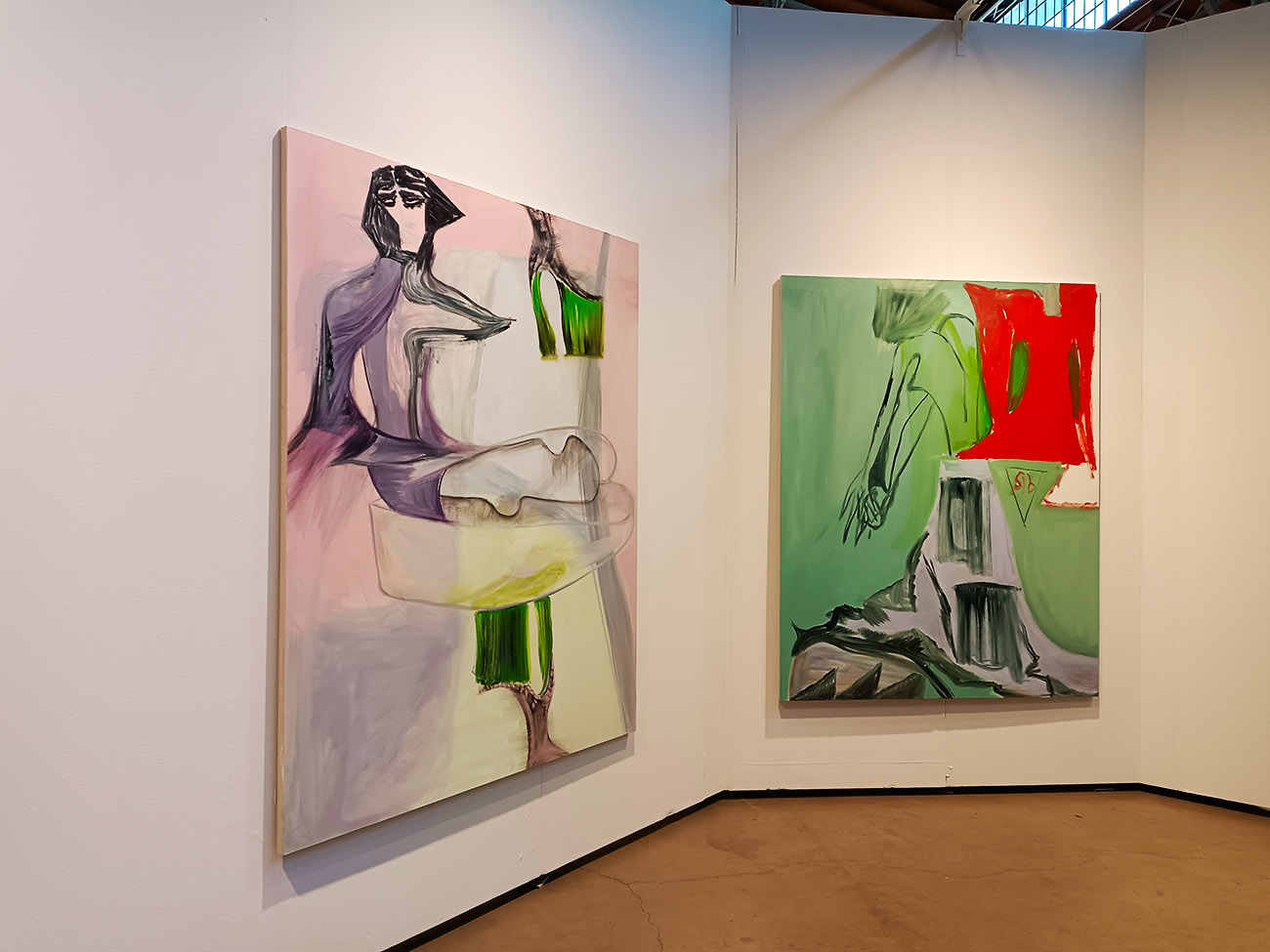 emerging artist, new gallery, vienna, stefania batoeva, modern, paintings, canvas