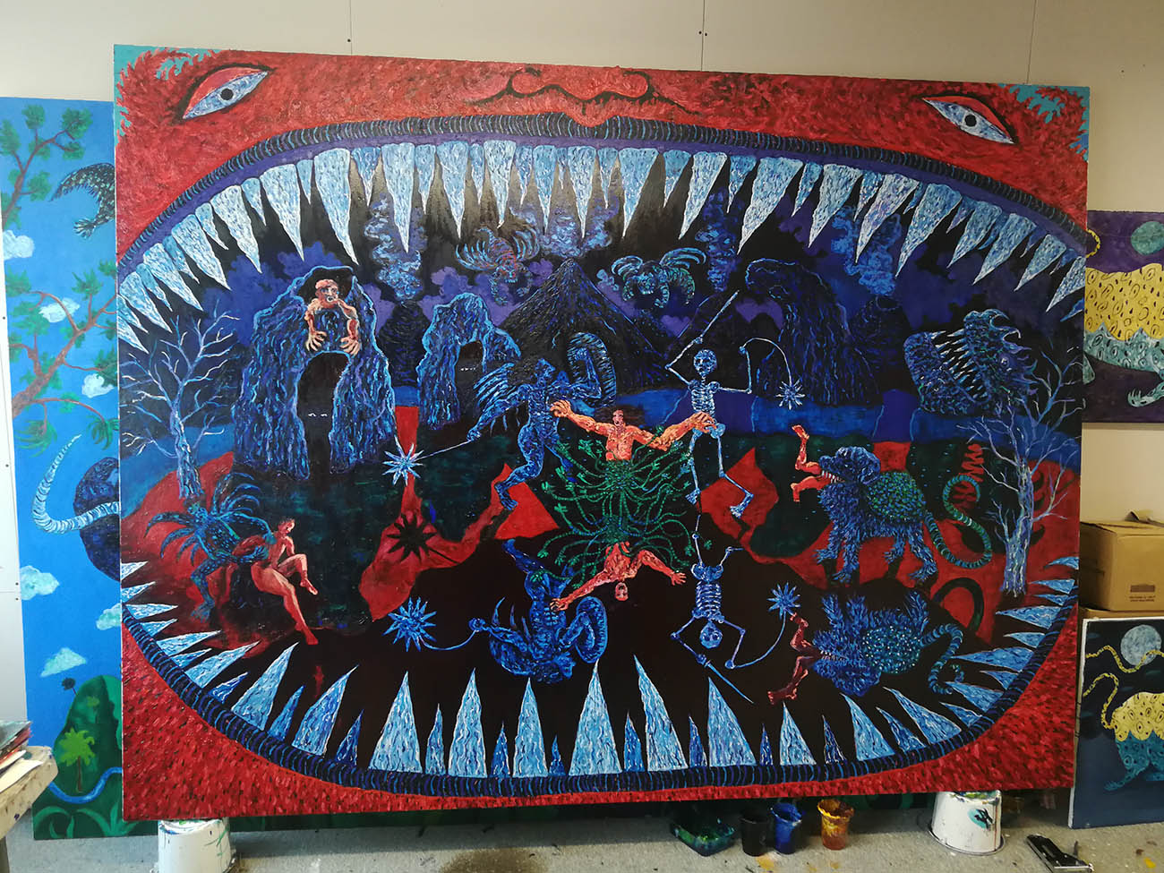 young artist, painter, oil on canvas, painter, collectors, exhibition, show