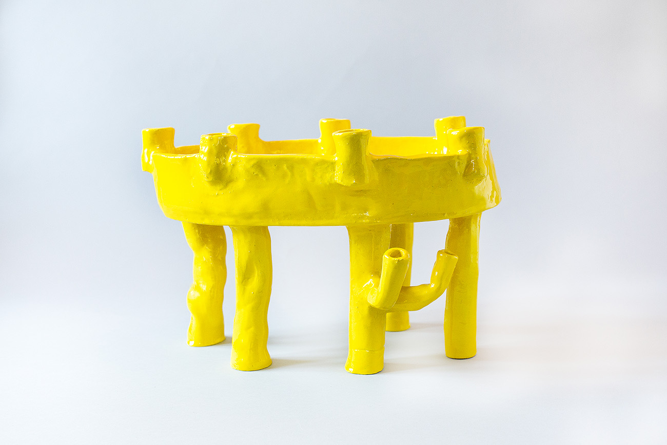 onka allmayer beck, austrian female ceramic artist, glazed, vessels