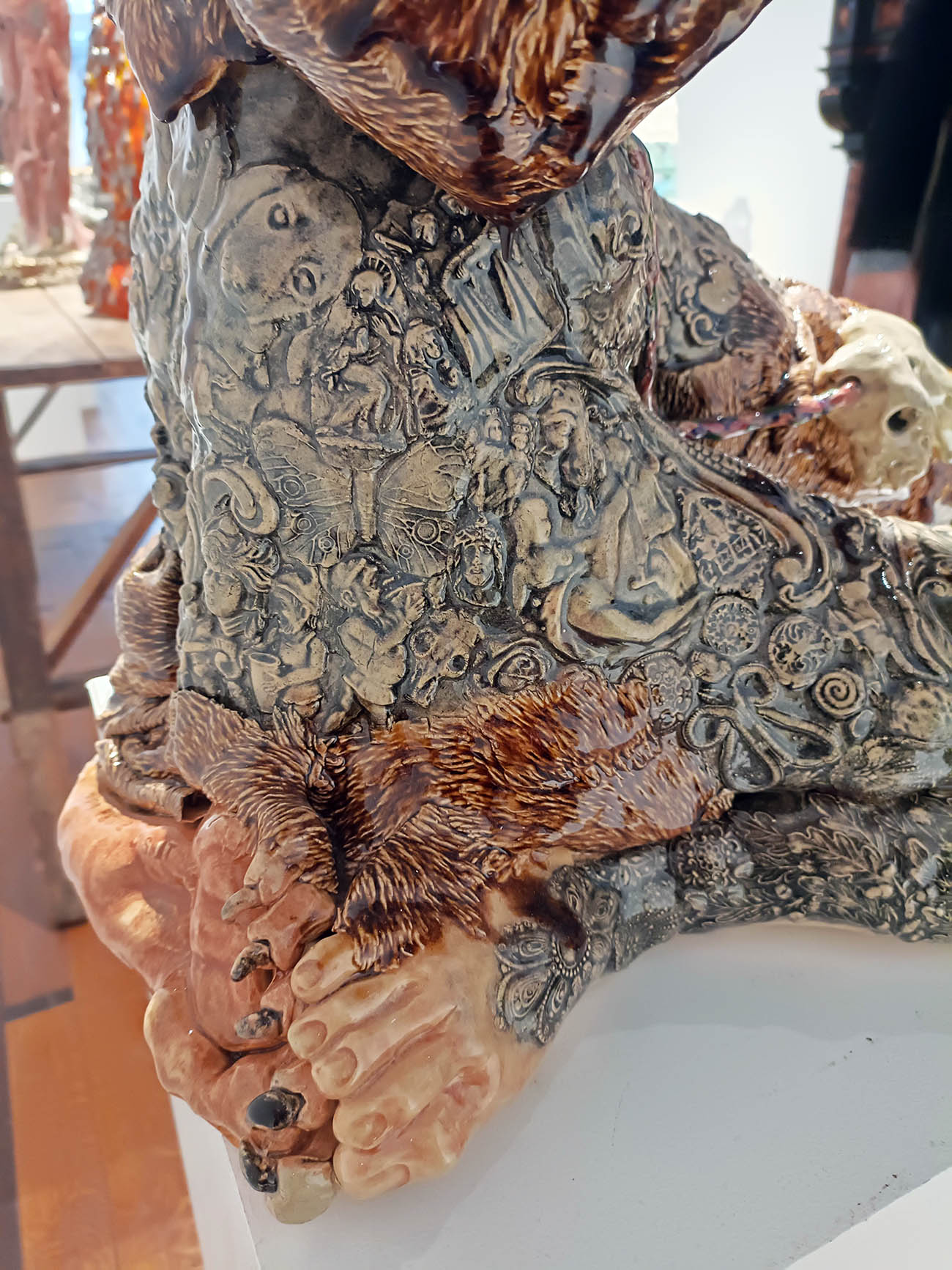 one of a kind, extraordinary ceramic, sculptures, contemporary, modern, old, naive, story-telling,