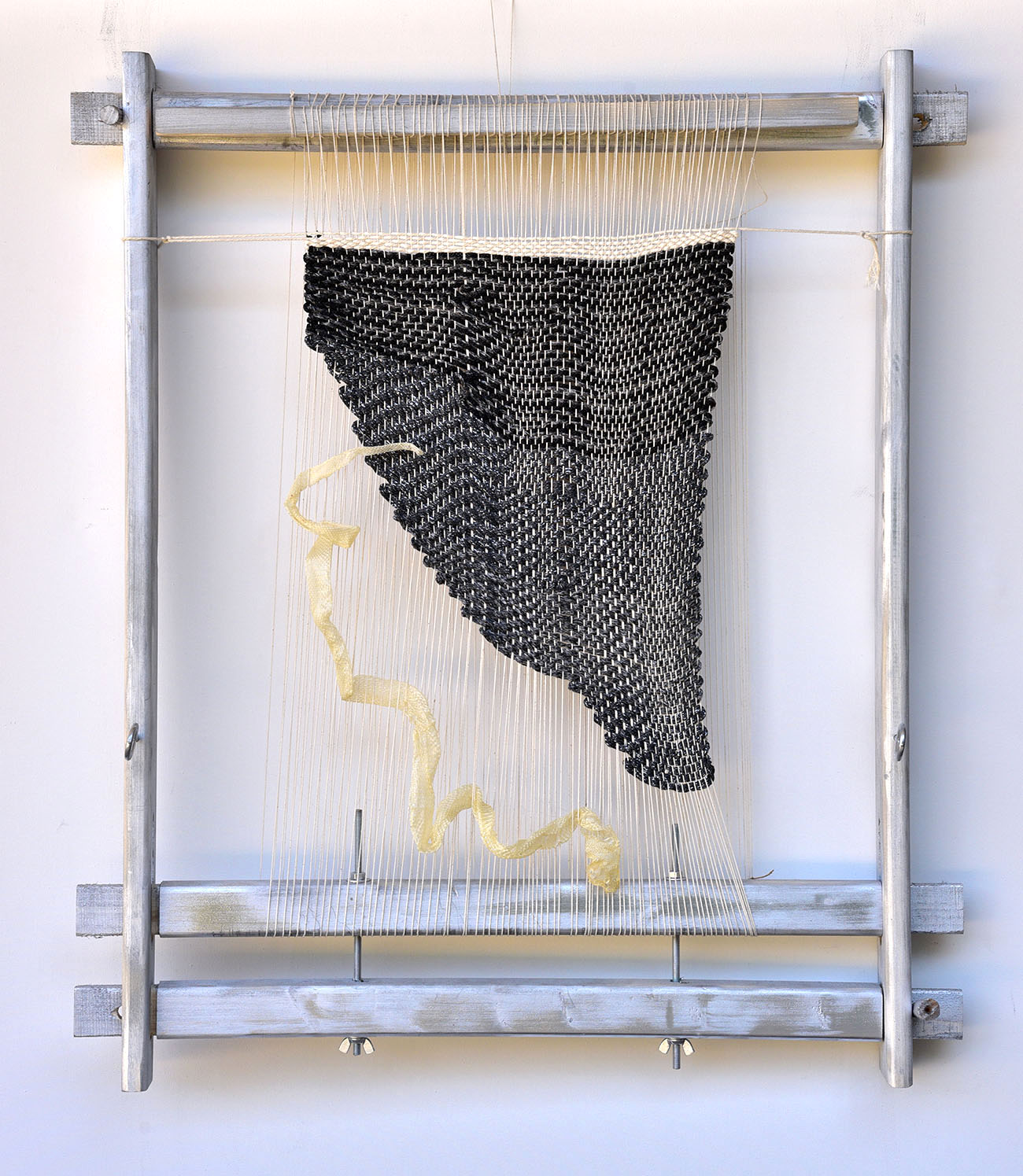 series, tetile art, snake skin, weave, tapestry