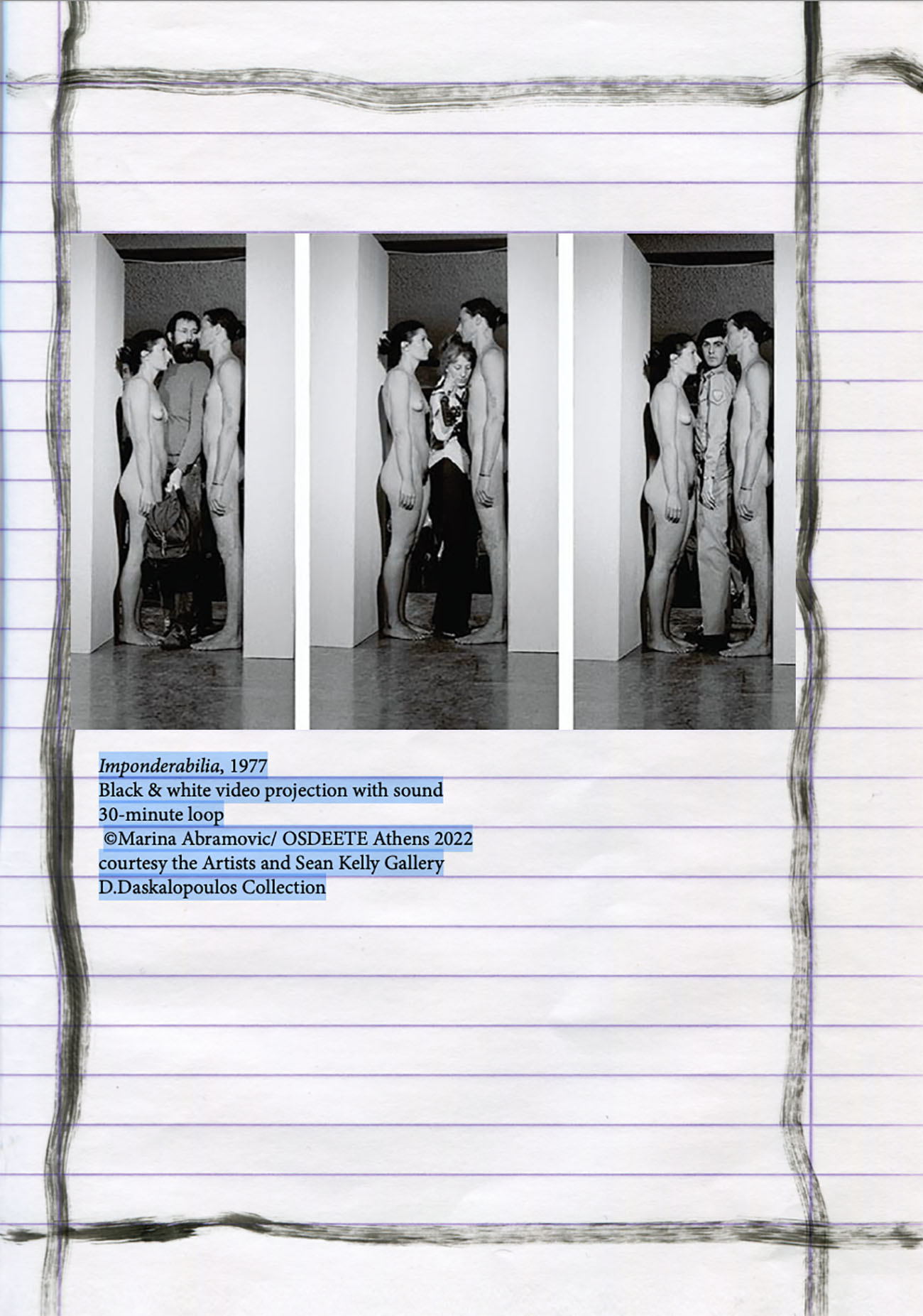 marina abramovic, ulay, art installation, video,