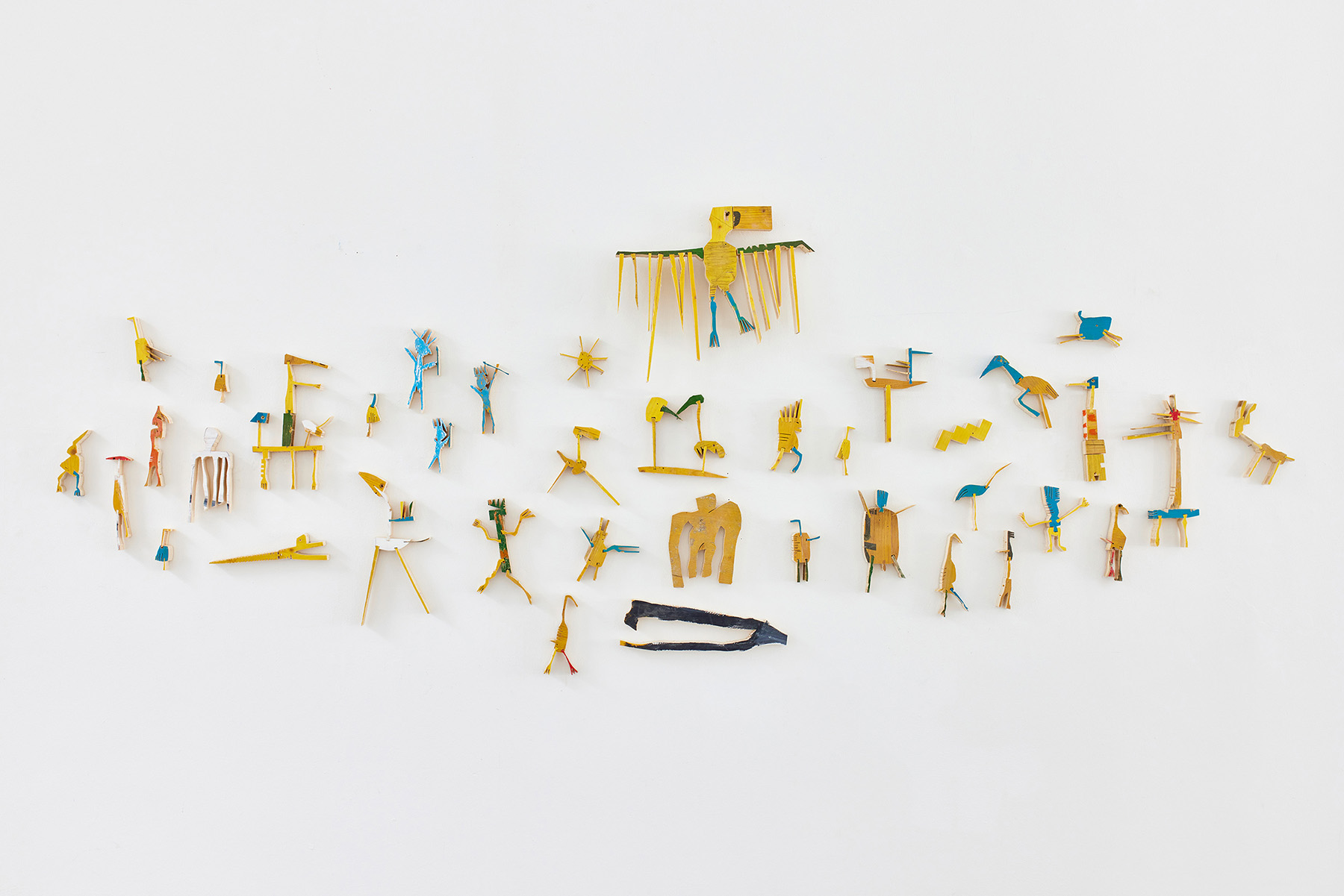 the first 5000 years, wood sculpture, modern art