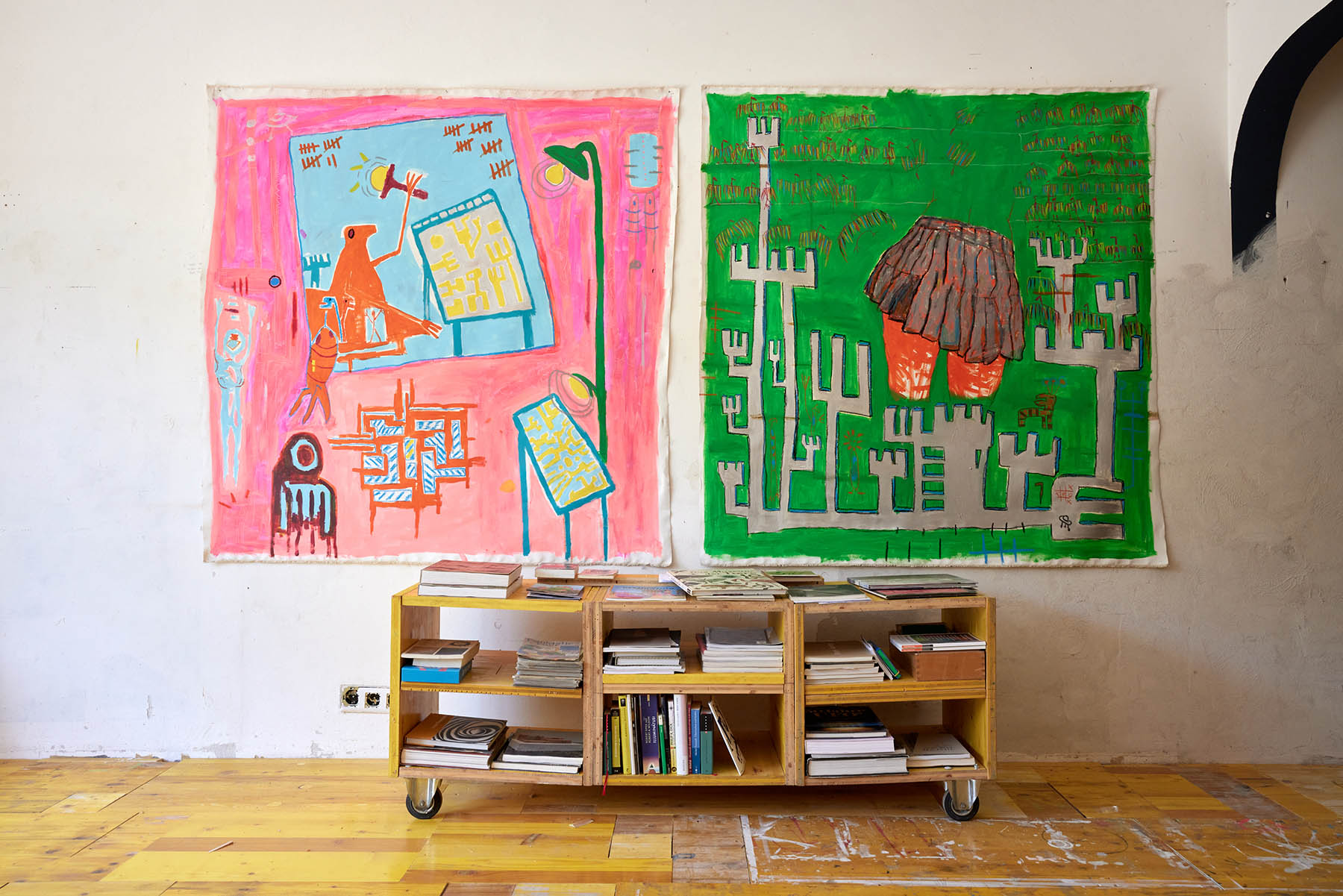 painting trends 2022, studio view, koslitsch