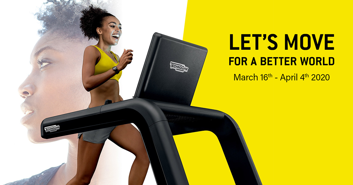 Afrian american woman running on a treadmill.