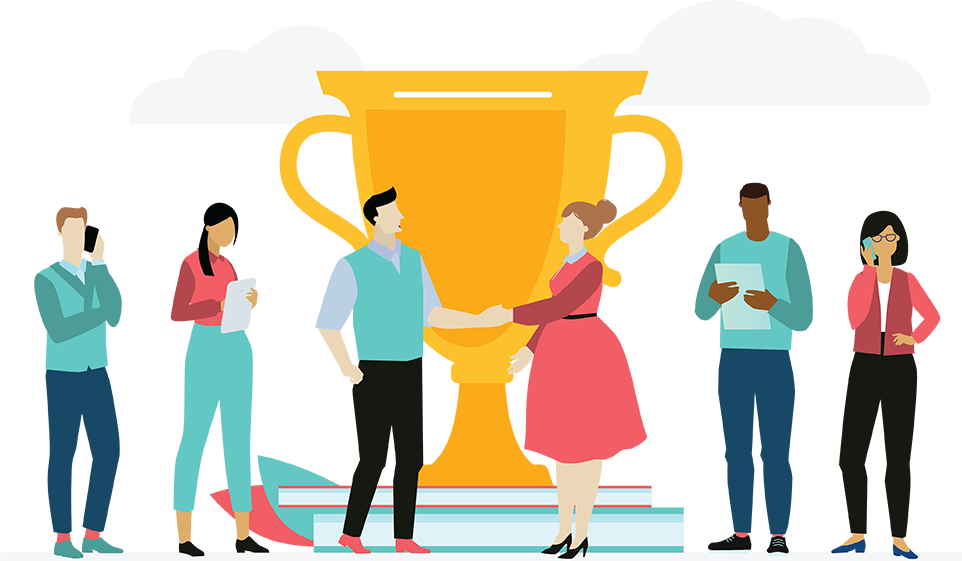 Celebrating customer service team members