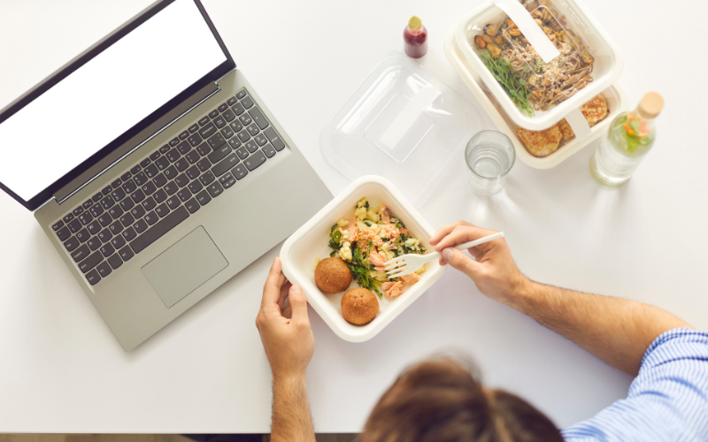 Host a virtual lunch to bring your remote team together