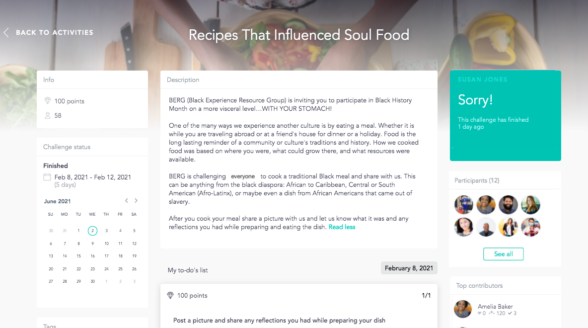 Dive into diversity in your workplace with potlucks or recipe swaps.