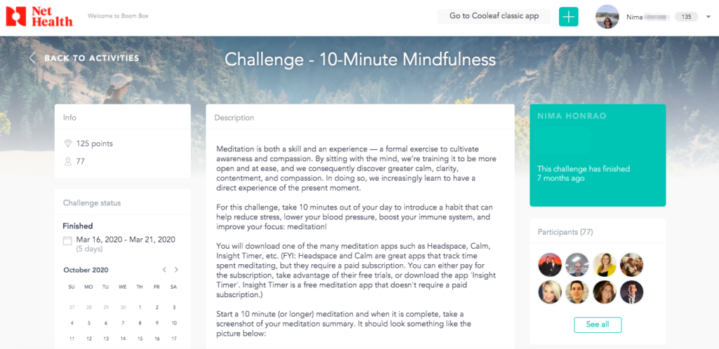 Motivate employees to practice mindfulness and self-care with fun virtual activities