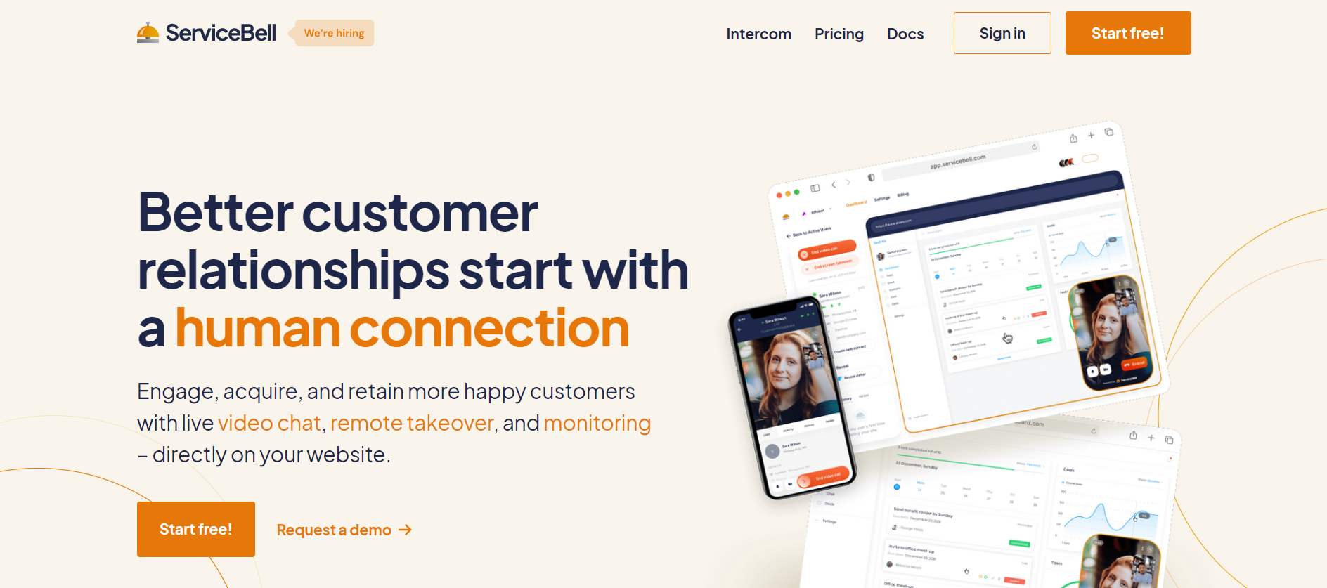 ServiceBell website