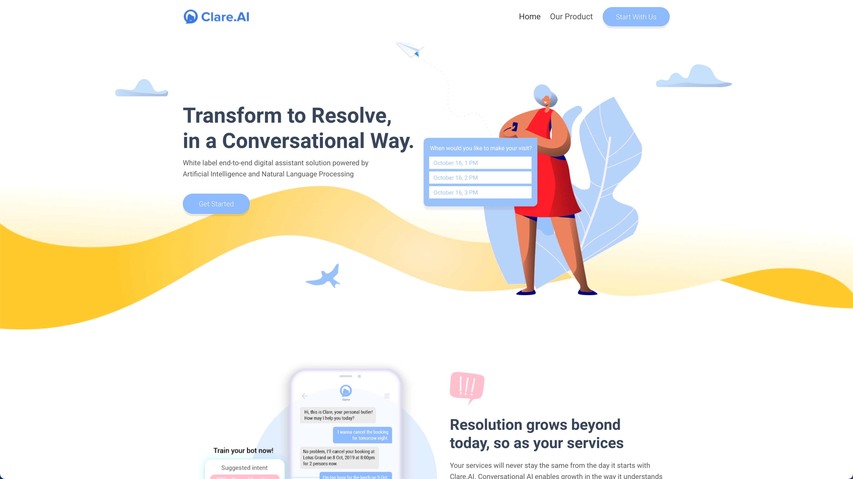 clare.ai chat