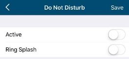 do not disturb