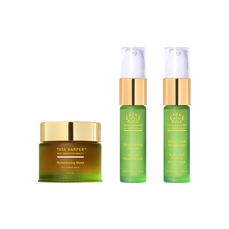 Tata Harper Resurfacing Mask, Serum and Water-Lock Moisturizer