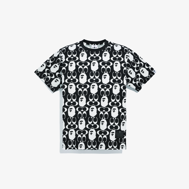 BAPE® X COACH REPEAT GRAPHIC UNISEX T-SHIRT, RM830