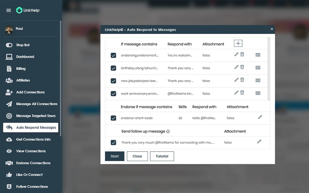 Linkhelp Linkedin Automation Tool Automate Sales
