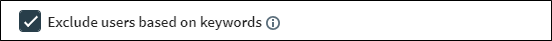 LinkHelp - Exclude users based on keywords